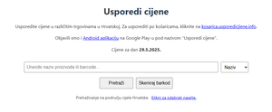 Domaći programeri pokrenuli stranicu za „usporedbu cijena u trgovinama“. O čemu se radi?